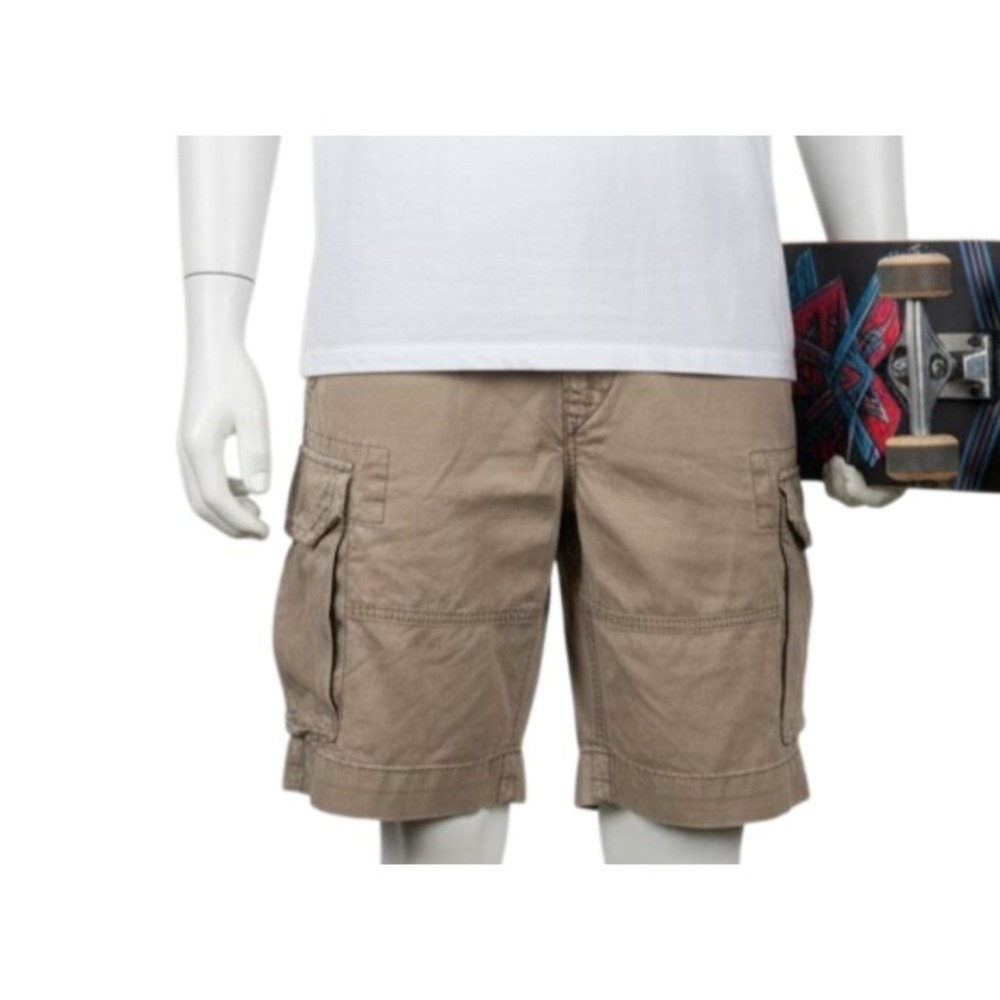 Polo Ralph Lauren Vintage Cargo Shorts Mens 34 Khaki Chino Distressed‎ Y2K Gorp